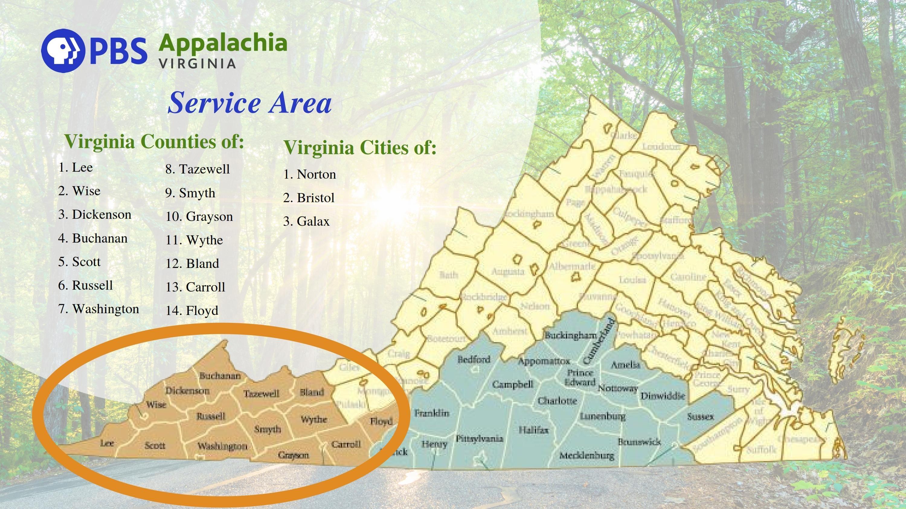 Our service area
